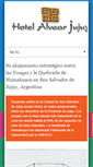Mobile Screenshot of hotelalvearjujuy.com.ar